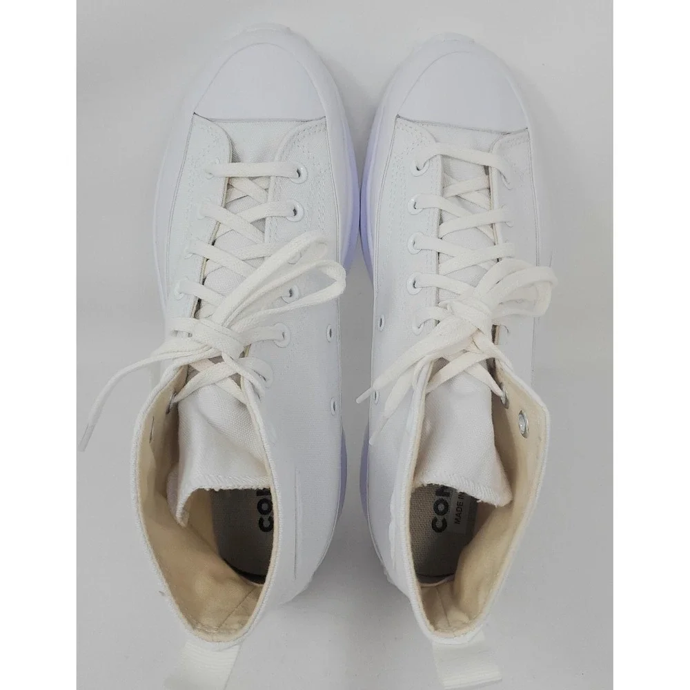Converse Men's Run Star Hiker Hi-Top All White Sneaker Boots 170777C‎ NEW 9.5